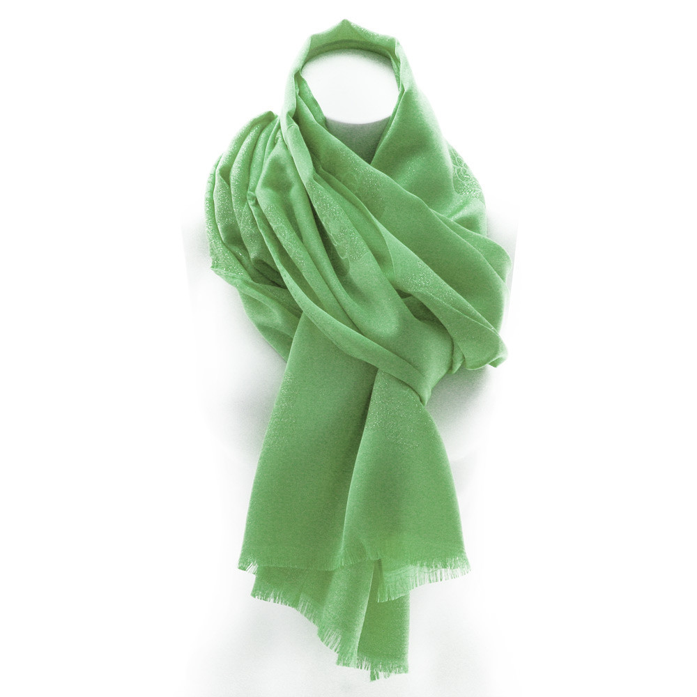 Zelená dámska elegantná šatka Everleigh