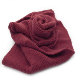 Vínovo červená pletený dámsky nákrčník Rivera