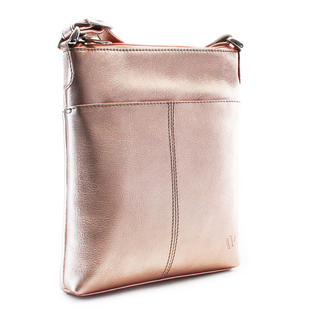 Zlatorůžová sada dámské kabelky, peněženky a klíčenky 412-3013-9769-2418-01