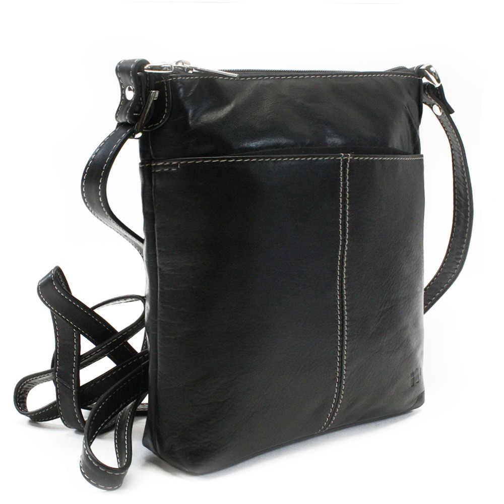 Černá sada dámské kabelky, peněženky a klíčenky 412-3013-9769-2418-60