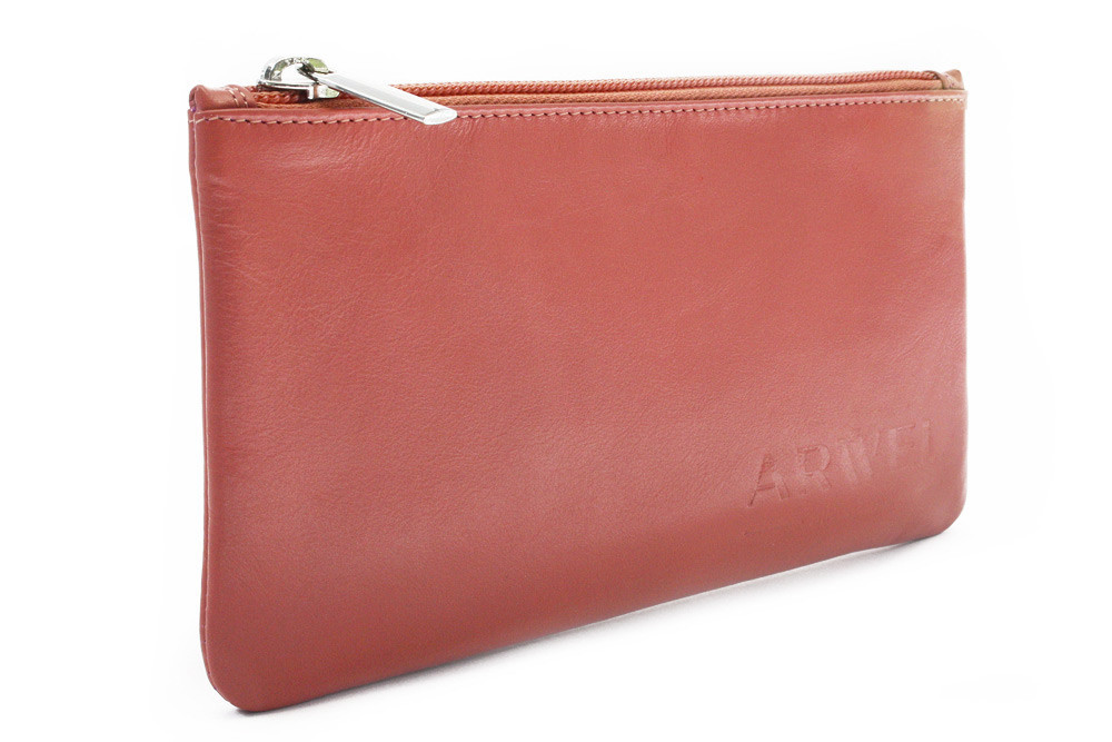 Tmavě růžová sada dámského batohu, etue a klíčenky 412-1660-0023-2418-35