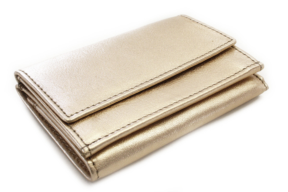 Zlatá sada dámské etue a peněženky 412-0025-4392A-01