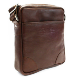 Sada hnědého pánského crossbagu a peněženky 412-1713-9160-40