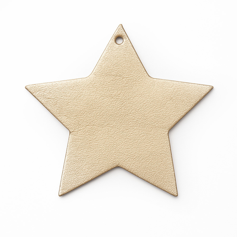 Zlatá vianočná ozdoba hviezda Gallo