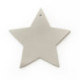 Světle šedá vánoční ozdoba hvězda 619-1216-20