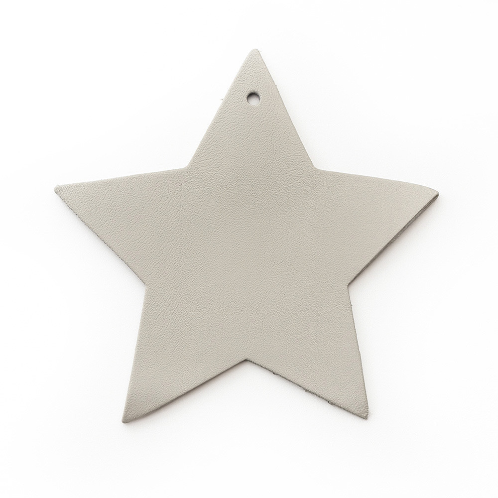 Svetlosivá vianočná ozdoba hviezda Gallo