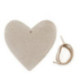 Zlatá vánoční ozdoba srdce 619-1212-01