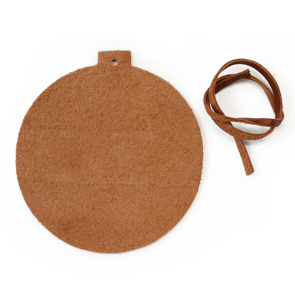 Hnědá vánoční ozdoba baňka 619-1211-41