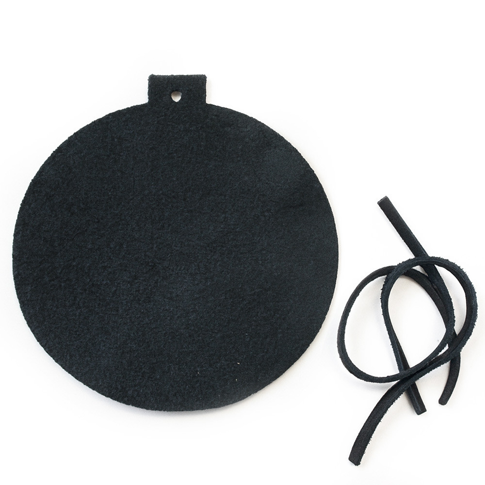 Černá vánoční ozdoba baňka 619-1211-60