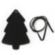 Černá vánoční ozdoba stromeček 619-1215-60