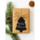 Černá vánoční ozdoba stromeček 619-1215-60