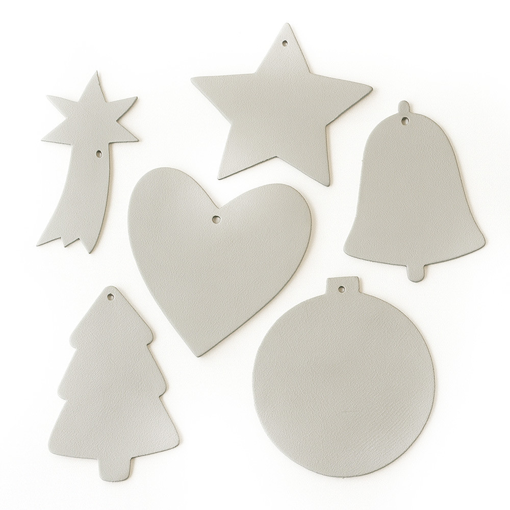 Světle šedá vánoční ozdoba kometa 619-1214-20