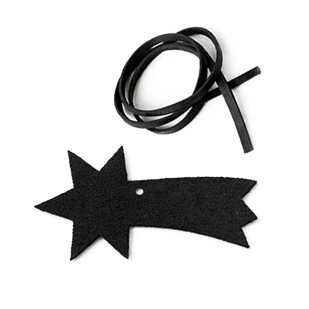 Černá vánoční ozdoba kometa 619-1214-60