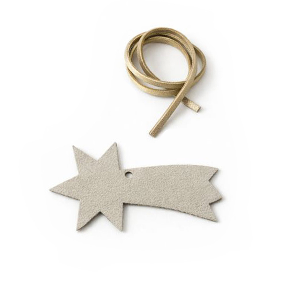 Zlatá vánoční ozdoba kometa 619-1214-01