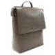 Šedohnědý městský kožený batoh 311-1660-26