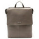 Šedohnědý městský kožený batoh Neville