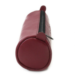 Bordovo červený kožený jednokomorový peračník Mando