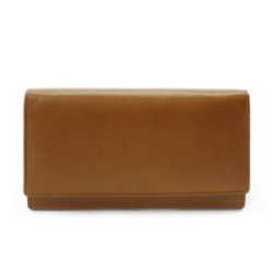 Hnedá dámska klopová kožená peňaženka Ellalien