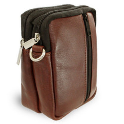 Hnedý kožený dokument etui Eliana