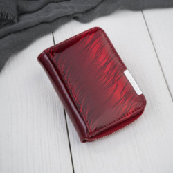 Červená dámska kožená peňaženka Elizabeth