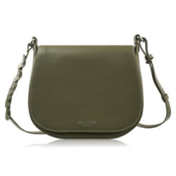Olivovo zelená dámska crossbody kožená kabelka Pernille