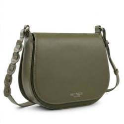 Olivovo zelená dámska crossbody kožená kabelka Pernille