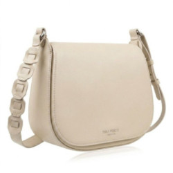 Smotanová dámska crossbody kožená kabelka Pernille