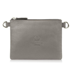Svetlosivá dámska kožená crossbody kabelka Sorelia