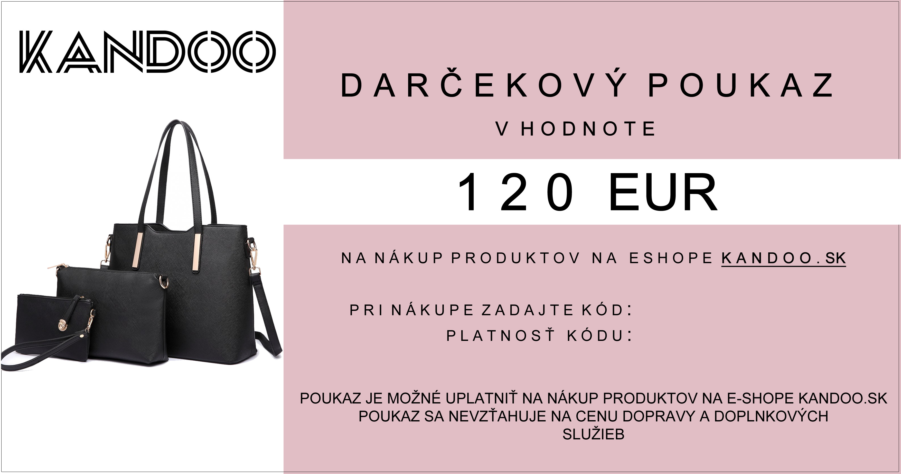 Darčekový poukaz v hodnote 120 EUR