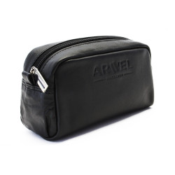 Čierna kožená etue Nevaeh