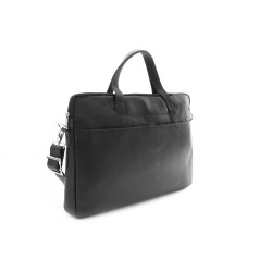 Čierna pánska príručná taška na notebook Bertrand