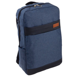 Tmavomodrý zipsový mestský batoh na notebook Dacian