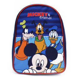 Modrý detský zipsový batoh s obrázkom Mickey