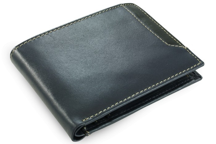 Modrá pánska kožená peňaženka Nenden