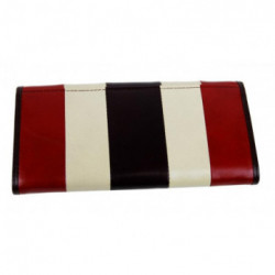 Vínová kožená dámska magnetická peňaženka Wilhelmina