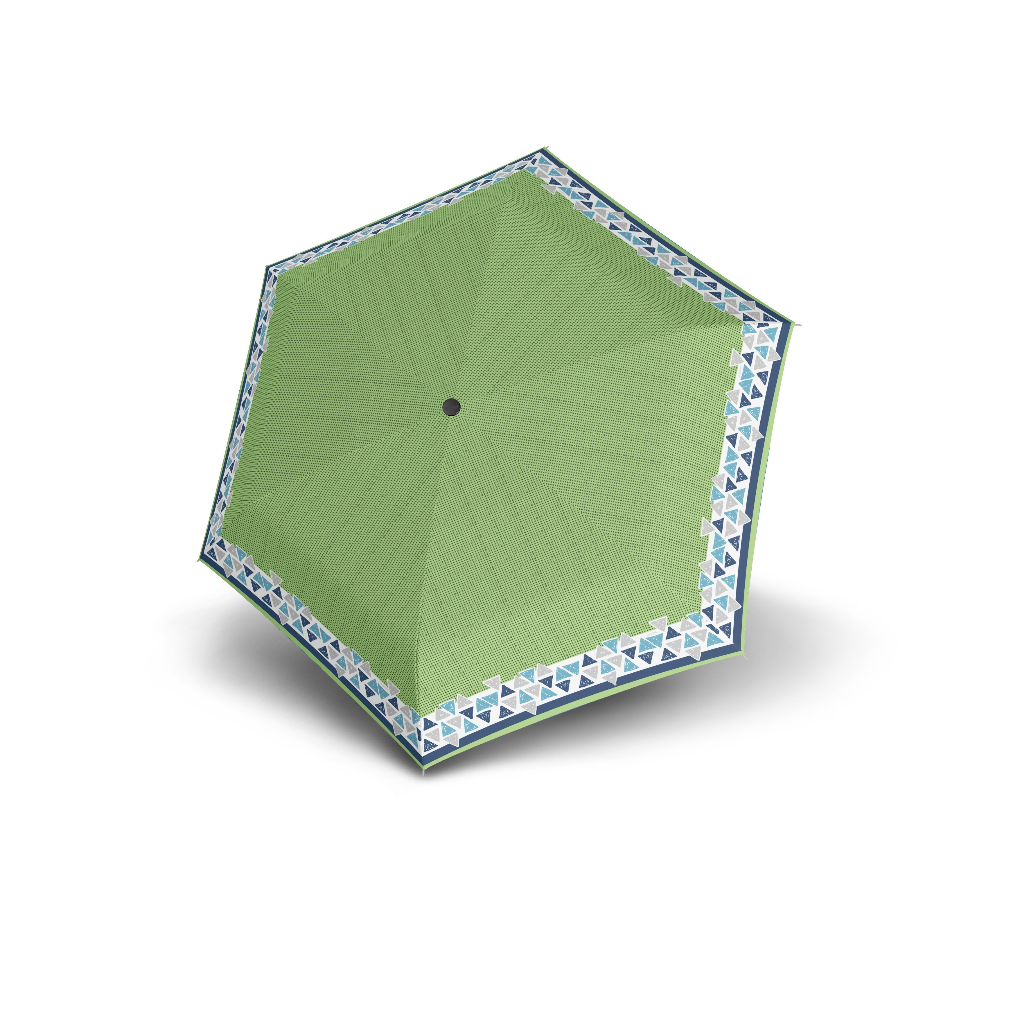 Zelený skládací mechanický dámský deštník Atakami