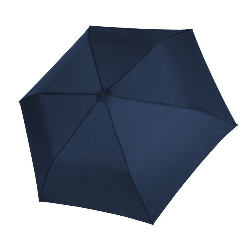Modrý dámsky aj detský skladací mechanický dáždnik Aline