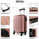 Růžový cestovní velmi kvalitní prostorný kufr Bartie 