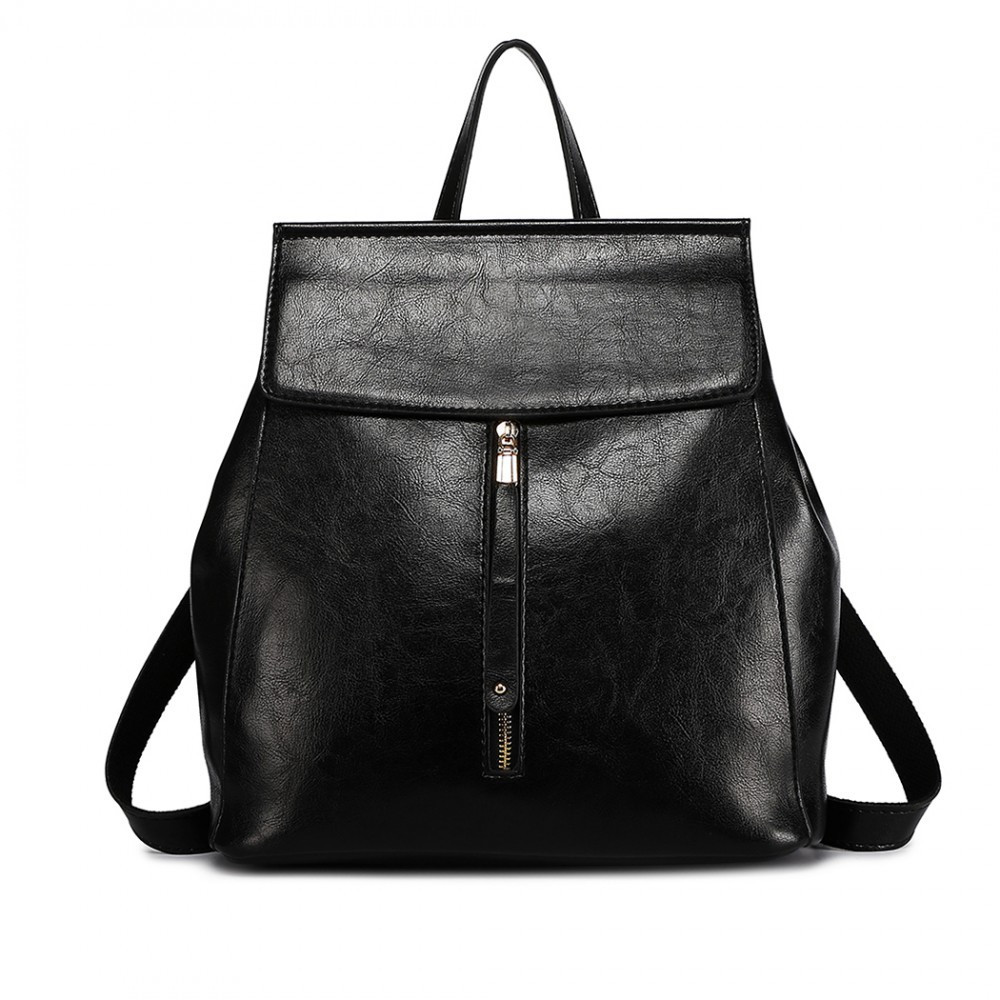 Čierny dámsky štýlový batoh Jillen