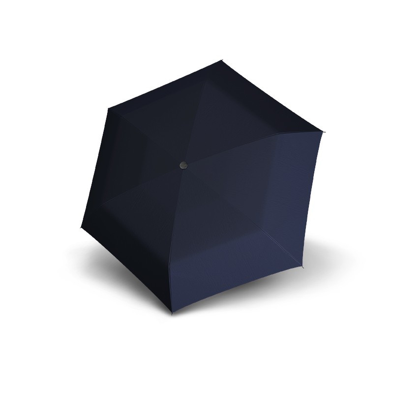 Modrý dámsky mechanický skladací dáždnik Giana