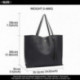 Černá dámská elegantní kabelka pro formáty A4 Miss Aara