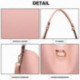 Růžová dámská moderní kabelka 2v1 Camila