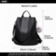 Černý stylový moderní dámský batoh/kabelka Ahana