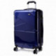 Modrý cestovní kvalitní prostorný malý kufr Zion