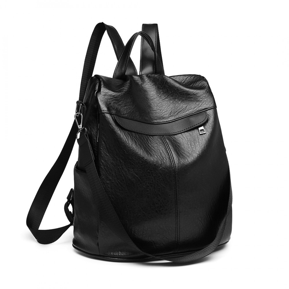 Čierny elegantný moderný batoh taška Veda