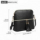 Černá dámská moderní crossbody kabelka Palma