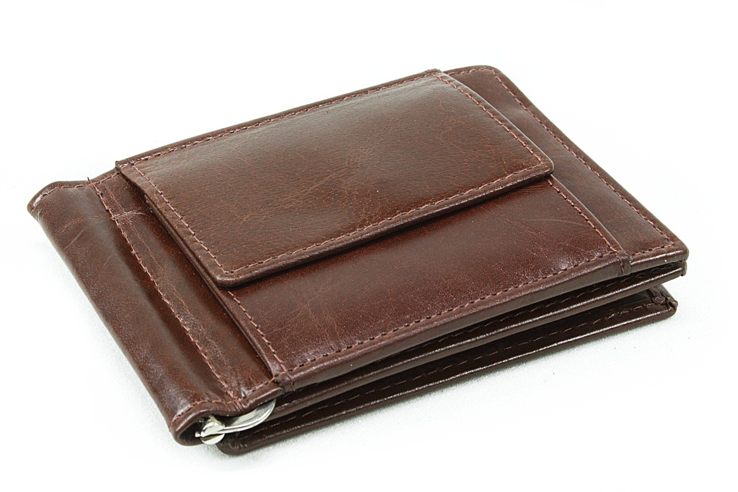 Tmavo hnedá pánska kožená peňaženka Miles