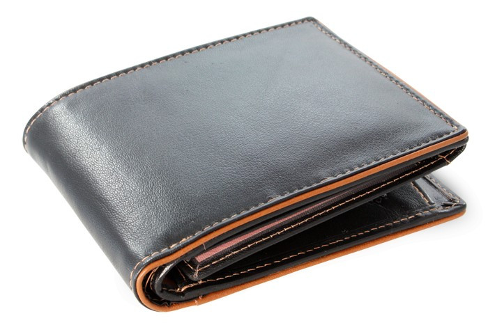 Čierno hnedá pánska kožená peňaženka Marston