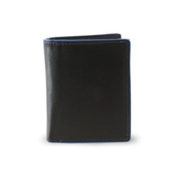 Čierno modrá pánska kožená peňaženka s vnútornou zápinkou Jennie