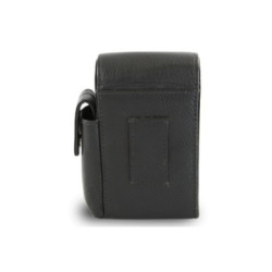 Čierne kožené dlhé púzdro na cigarety Luis